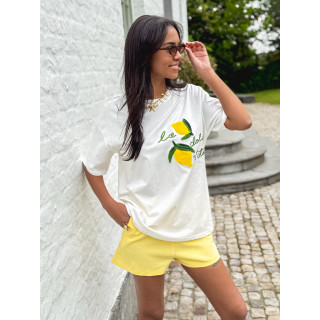T-shirt Citronnelle - Blanc/Jaune