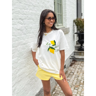 T-shirt Citronnelle - Blanc/Jaune
