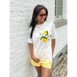 T-shirt Citronnelle - Blanc/Jaune