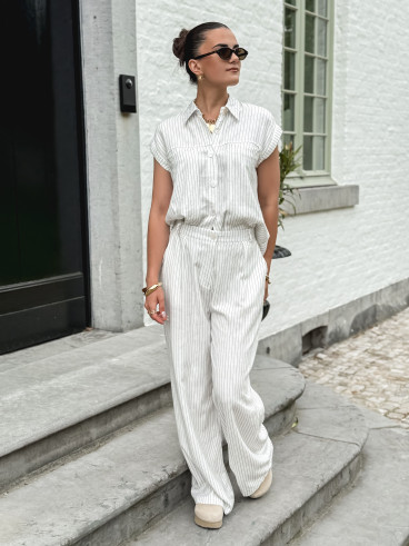Chemise sans manches Donata - Blanc