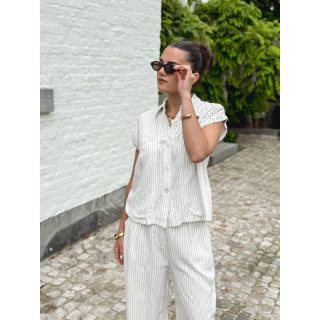 Chemise sans manches Donata - Blanc
