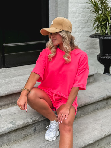 Ensemble Eloane - Rose fluo