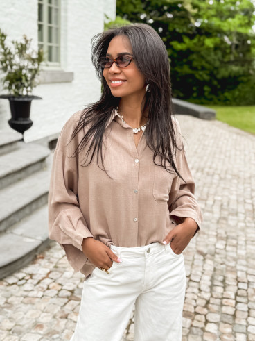 Chemise Oréllia - Taupe