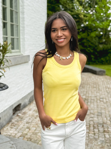 Top Alexia - Jaune