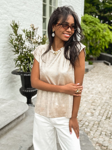 T-shirt Dorothée - Doré