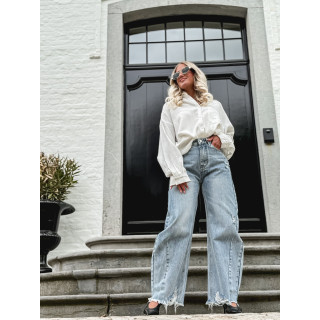 Chemise en lin Oréllia - Blanc