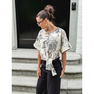 Blous à motifs Victorianna - Beige