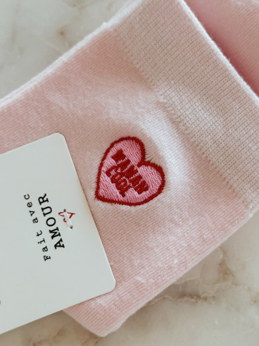 Chaussettes "Maman Cool" - Rose