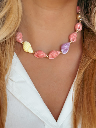 Collier Bavaro - Rose