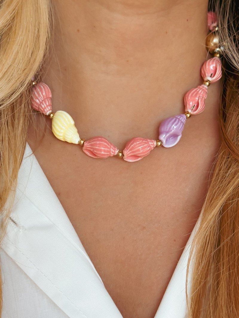 Collier Bavaro - Rose