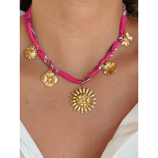 Collier Mériades  - Fuchsia