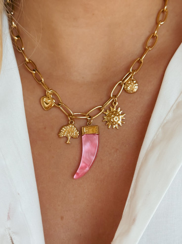 Collier Floride - Rose