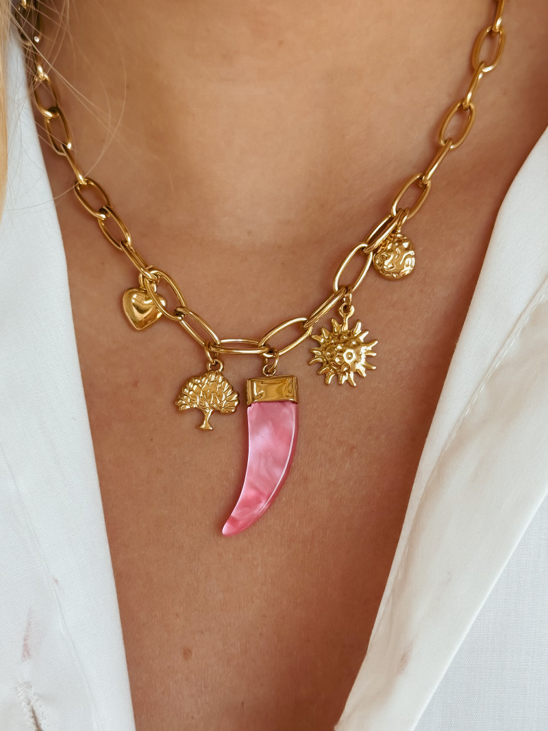 Collier Floride - Rose