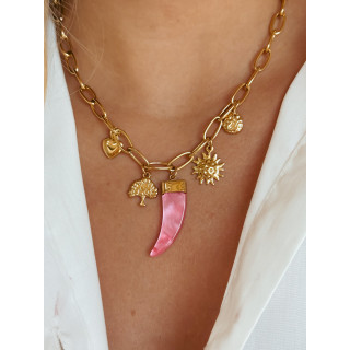 Collier Floride - Rose