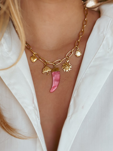 Collier Floride - Rose