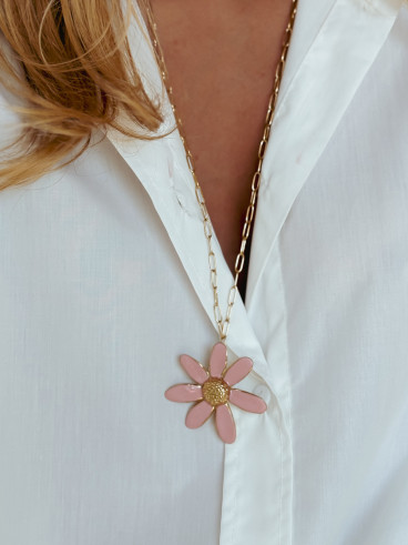 Collier Bloemen - Rose