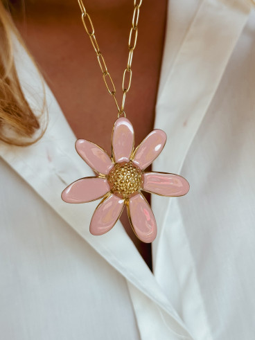 Collier Bloemen - Rose