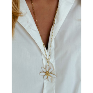 Collier Bloemen - Blanc