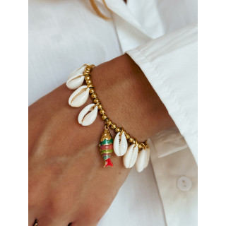 Bracelet Edwige - Doré/Nacré