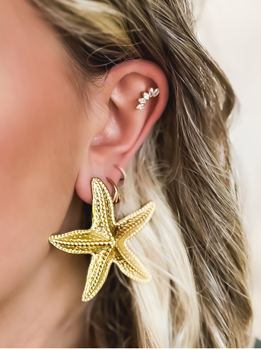 Boucles d'oreilles Marina - Doré