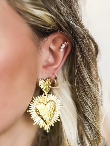Boucles d'oreilles Saina - Doré