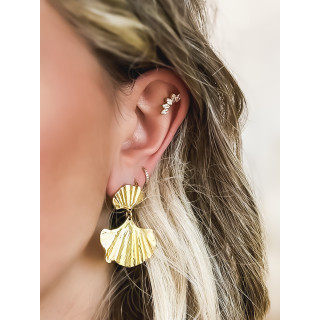 Boucles d'oreilles Fiori - Doré