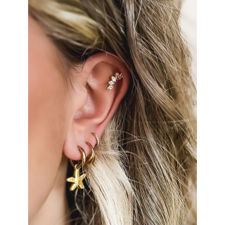 Boucles d'oreilles Lubnia - Doré