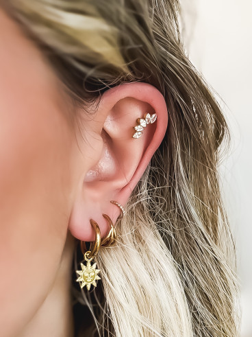 Boucles d'oreilles Sole - Doré