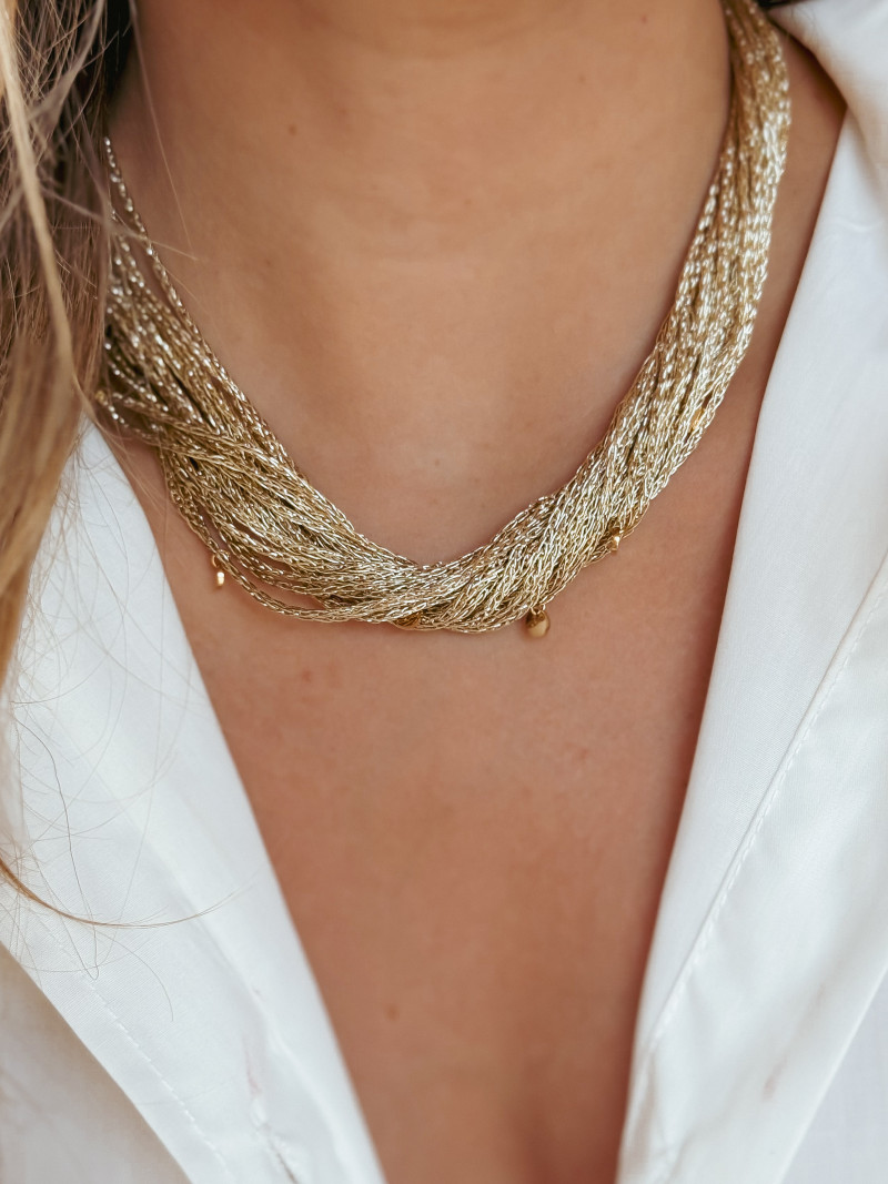 Collier Meriem - Doré