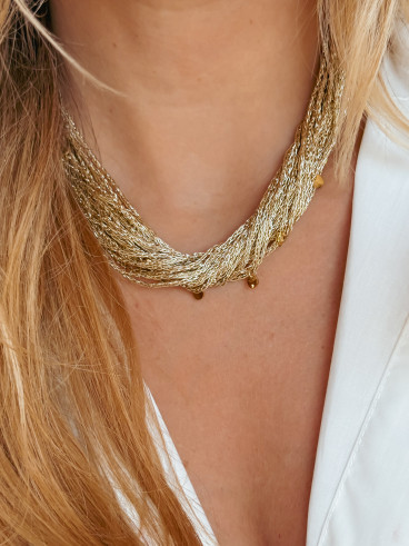 Collier Meriem - Doré