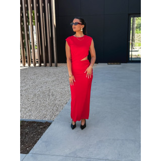 Robe longue Alaya - Rouge