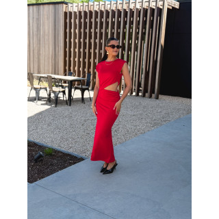 Robe longue Alaya - Rouge
