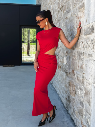 Robe longue Alaya - Rouge