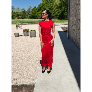Robe longue Alaya - Rouge