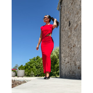 Robe longue Alaya - Rouge
