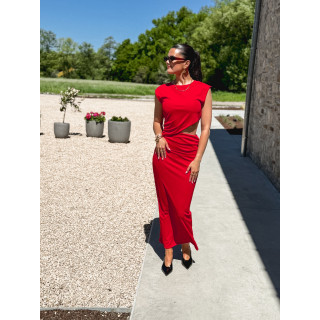 Robe longue Alaya - Rouge