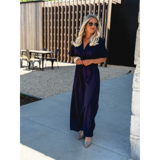 Robe longue Paulia - Bleu marine