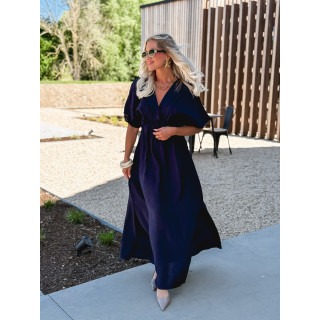 Robe longue Paulia - Bleu marine