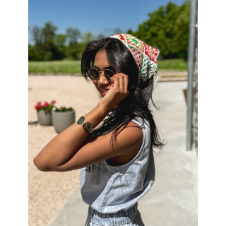 Bandana en crochet Adaline - Multicolore