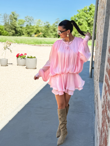 Combinaison short Zolie - Rose