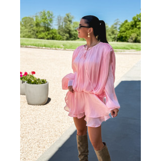 Combinaison short Zolie - Rose
