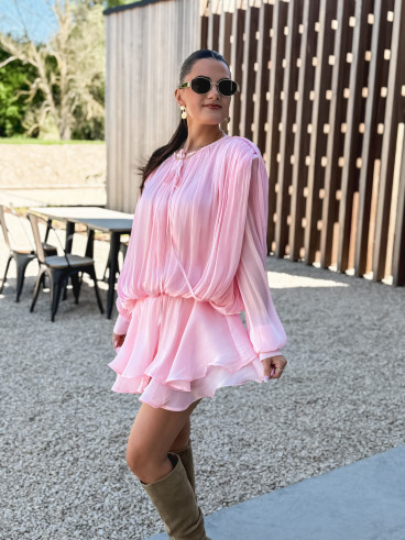 Combinaison short Zolie - Rose