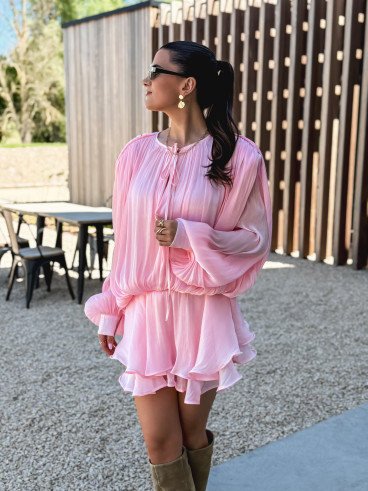 Combinaison short Zolie - Rose