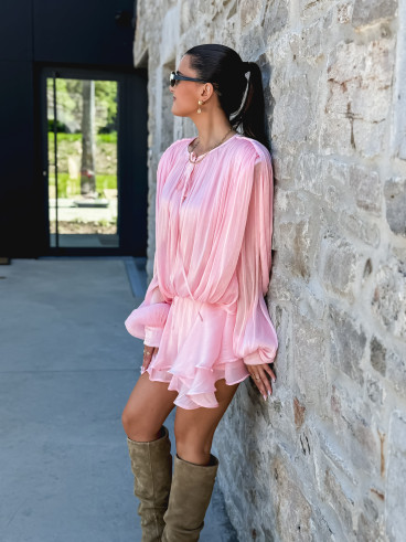Combinaison short Zolie - Rose