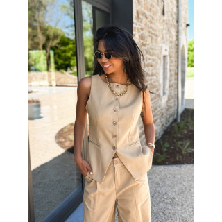 Gilet/Veste sans manches Maïssane - Taupe