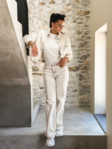 Jeans Thelma - Greige