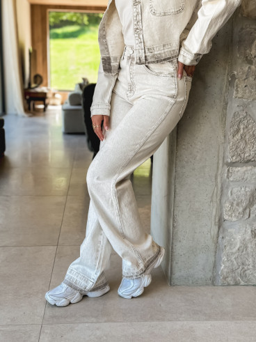 Jeans Thelma - Greige
