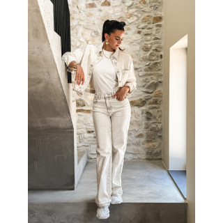Veste en jeans Thelma - Greige