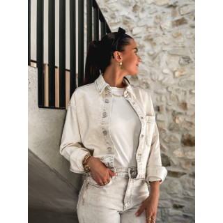Veste en jeans Thelma - Greige
