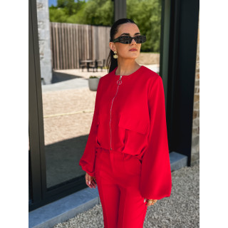 Veste rouge Yseult - Rouge